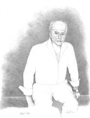 Self-portrait, 1990