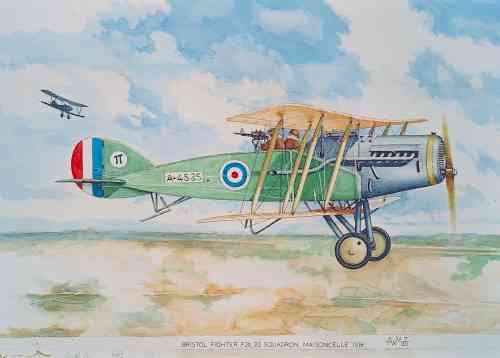 Bristol Fighter F2b, 22 Squadron Maisoncelle 1918