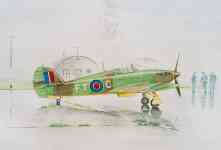 Grounded: Hurricane L 1592 43 Squadron November 1940
