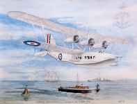 Alighting: Short Rangoon, 203 Squadron RAF, Basrah 1930